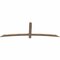Ekena Millwork Bellingham Smooth Timber Gable Bracket, Douglas Fir, 84"W x 28"H x 1 1/2"D x 3 1/2"F, 8/12 Pitch GBW084X28X0204BEL00SDF - alternate 4